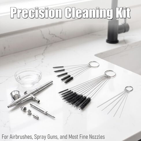 Spray Gun Cleaning Kit, Airbrush Cleaning Kit, Universal Paint Gun Cleaner Brushes Set, Paint Sprayer Cleaning Kit in Kuwait