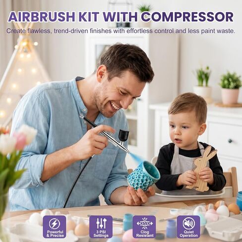 Airbrush Kit, Air Brush Kit With Air Compressor. in Kuwait