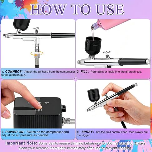 Airbrush Kit, Air Brush Kit With Air Compressor. in Kuwait