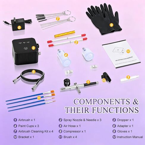 Airbrush Kit, Air Brush Kit With Air Compressor. in Kuwait