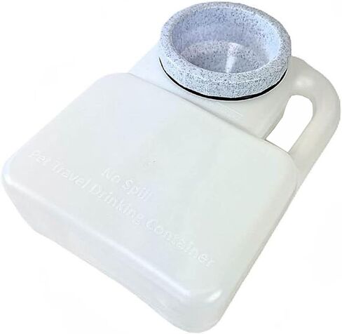 PortablePET Heininger Waterboy No Spill Travel Dog Bowl, 3 Quart Portable Pet Water Dish for Car, RV, Crate & Ex Pen, Mess-Free Design, Perfect for Road Trips, Camping, and On-The-Go Hydration in Kuwait