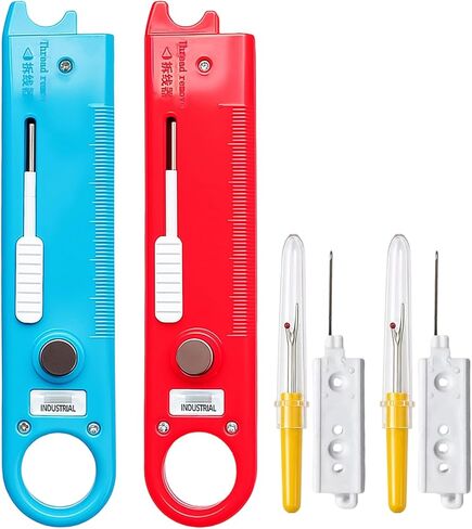 4-in-1 Needle Threader, 2026 Sewing Machine Needle Threader and Ripper，Blue in Kuwait