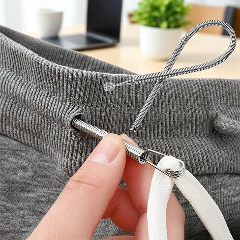 2 Pack Easy Threading Tool for Sewing Needles | Effortless Hand Needle Threader with Flexible Spring | Elastic Waistband Threader Helper for Sewing, Crafts & Household Repairs in Kuwait
