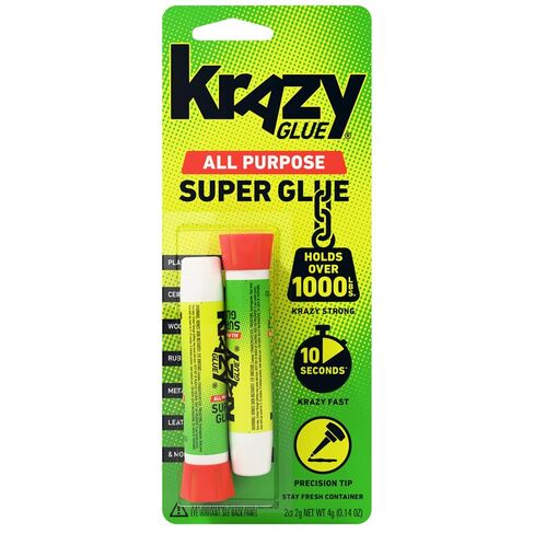 Krazy Glue KG517 Purpose Super Glue, Precision Tip, 2 Grams, 2 Count in Kuwait