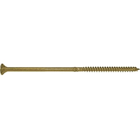 Jake Sales #14 X 7" Extra Long Bronze Star Wood Screw Torx/Star Drive Head (1 Pound - 22 Approx. Screw Count) - Multipurpose Torx/Star Drive Wood Screws in Kuwait
