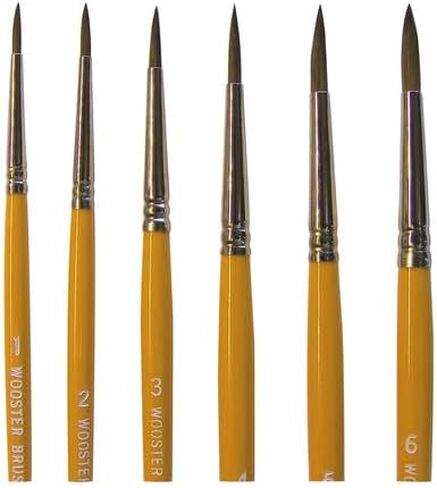 Wooster F1628 Artist Brush Camel Hair Watercolor Pointed Artist Paint Brush, #5 in Kuwait