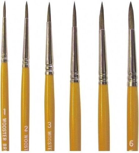 Wooster F1628 Artist Brush Camel Hair Watercolor Pointed Artist Paint Brush, #5 in Kuwait