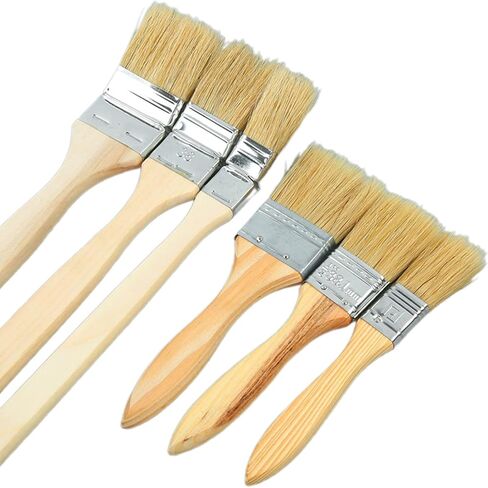 Artist Flat Paint Brush Flat Head Paint Brush Large Paint Brush for Oil Acrylic Painting Watercolor Wood Wall Decorating Art Paint Brushes Professional Art Paint Brushes for Kids Adults Acrylic Oil in Kuwait