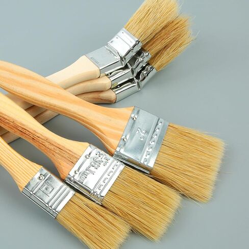 Artist Flat Paint Brush Flat Head Paint Brush Large Paint Brush for Oil Acrylic Painting Watercolor Wood Wall Decorating Art Paint Brushes Professional Art Paint Brushes for Kids Adults Acrylic Oil in Kuwait