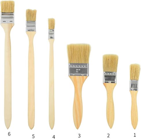 Artist Flat Paint Brush Flat Head Paint Brush Large Paint Brush for Oil Acrylic Painting Watercolor Wood Wall Decorating Art Paint Brushes Professional Art Paint Brushes for Kids Adults Acrylic Oil in Kuwait