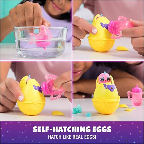 Hatchimals Alive Neon Rainbow Spring Basket & 3 Surprise Eggs, Ages 3+ in Kuwait