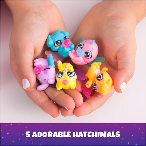 Hatchimals Alive Neon Rainbow Spring Basket & 3 Surprise Eggs, Ages 3+ in Kuwait