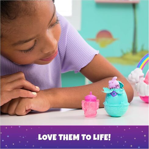 Hatchimals Alive Neon Rainbow Spring Basket & 3 Surprise Eggs, Ages 3+ in Kuwait