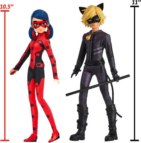 Miraculous Ladybug & Cat Noir Season 6 2 Pack by Playmates Toys in Saudi Arabia
