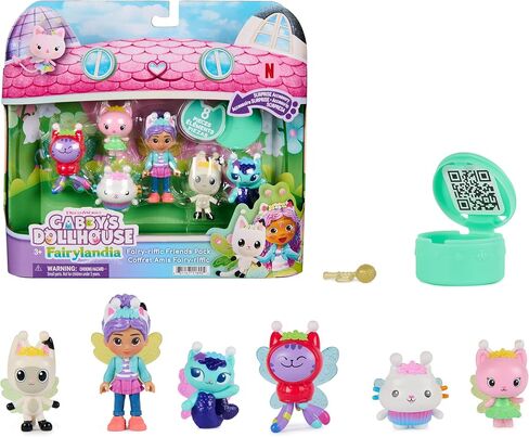 DREAMWORKS GABBY'S DOLLHOUSE Fairylandia, Fairy-riffic Friends 6-Pack in Kuwait