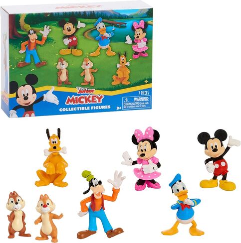 Mickey Mouse 7-Piece Figure Set, Mickey Mouse Clubhouse Toys in Saudi Arabia
