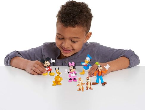 Mickey Mouse 7-Piece Figure Set, Mickey Mouse Clubhouse Toys in Saudi Arabia