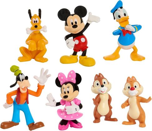 Mickey Mouse 7-Piece Figure Set, Mickey Mouse Clubhouse Toys in Saudi Arabia