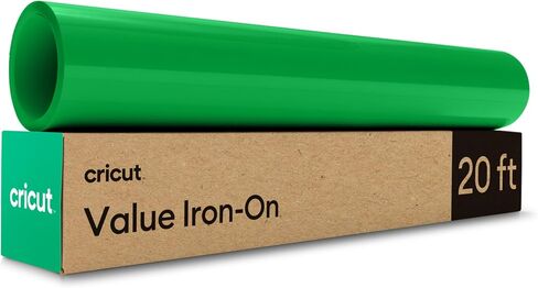 Cricut® Value Iron On، أبيض (12 بوصة × 20 قدم) - فينيل ناقل للحرارة HTV in Kuwait