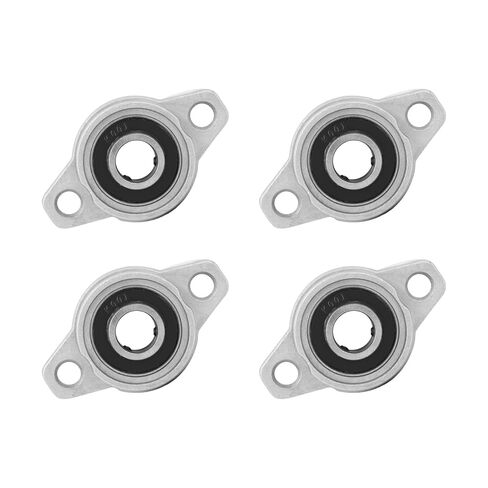 HiPicco Pillow Block Bearing, 2Pcs KP006 Flange Mounted Pillow Bearings - Bore 30mm/1.18" ID Self Alignment Zinc Alloy Plummer Block Bearing for Diameter 30mm Linear Shaft Rod in Saudi Arabia