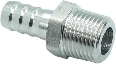 CDQBWKJGFJ 2 قطعة تركيبات خرطوم الهواء النحاس خرطوم بارب محول 3/4 "بارب إلى 3/8 NPT ذكر الأنابيب in Kuwait