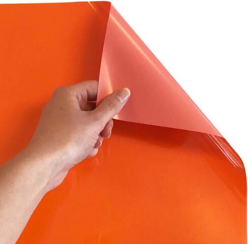 Siser EasyWeed Heat Transfer Vinyl 11.8" x 3ft Roll (Orange Soda) - Compatible with Siser, Cricut, Silhouette and Other Craft/Professional Cutters - CPSIA Certified in Kuwait