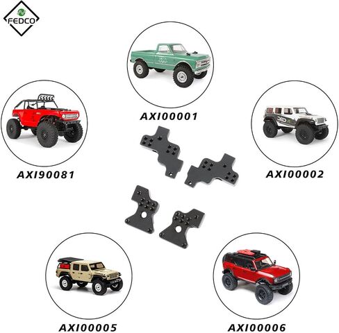 SCX24 Shock Mount 4PCS Multiple Mounting Positions Shock Bracket in Kuwait