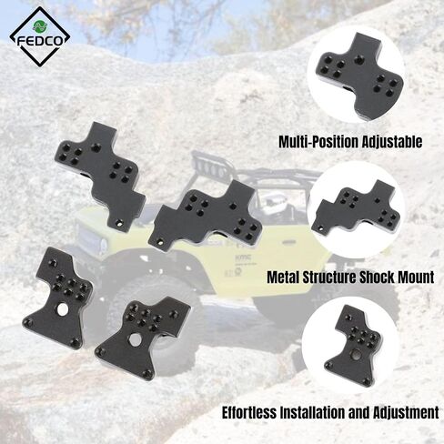 SCX24 Shock Mount 4PCS Multiple Mounting Positions Shock Bracket in Kuwait