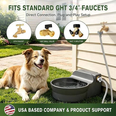 Automatic Dog Water Dispenser, Auto Fill Dog Water Bowl Dispenser in Kuwait