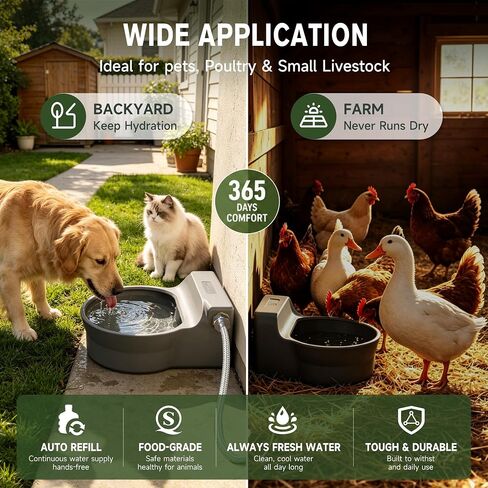 Automatic Dog Water Dispenser, Auto Fill Dog Water Bowl Dispenser in Kuwait
