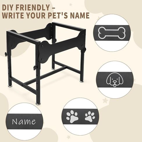 3 Gallon Automatic Dog Water Bowl Dispenser for Large Dogs, Elevated Dog Water Bowl 4 Height Adjustable, Stainless Steel Pet Waterer with Float Valve, Outdoor Non-Slip Water Bowl for Dog in Kuwait