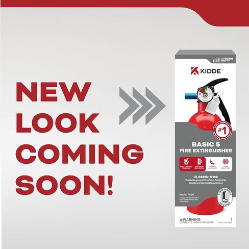 Kidde FA110G + RESSP Basic + طفاية حريق للمطبخ، مجموعة متنوعة، أحمر وأبيض، عبوتان in Kuwait