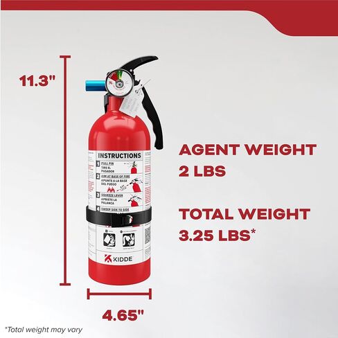 Kidde FA110G + RESSP Basic + طفاية حريق للمطبخ، مجموعة متنوعة، أحمر وأبيض، عبوتان in Kuwait