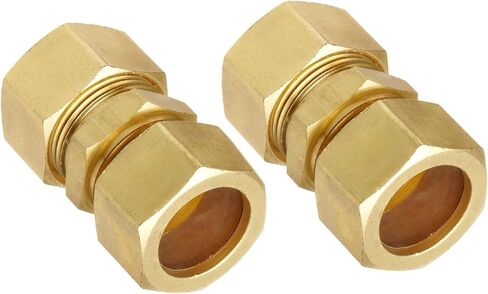 Brass Compression Tube Fitting, Union, 3/4" OD x 3/4" OD LIFE TIME WARRANTY (2) in Saudi Arabia