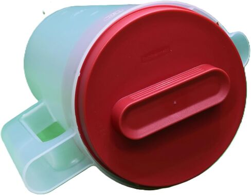 Rubbermaid Pitcher Classic 1 Gallon Clear Base, Red Lid in Kuwait