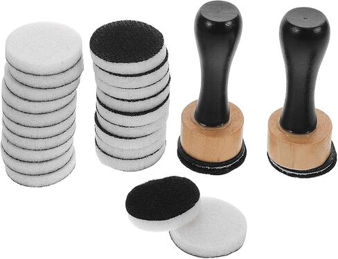 Mini Ink Blending Sponge Daubers with Wood Handles, Foam Refills for Crafts in Kuwait