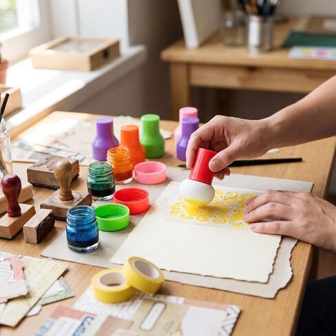 10pcs Washable Blending Sponge Daubers, Reusable Art Tools in Kuwait