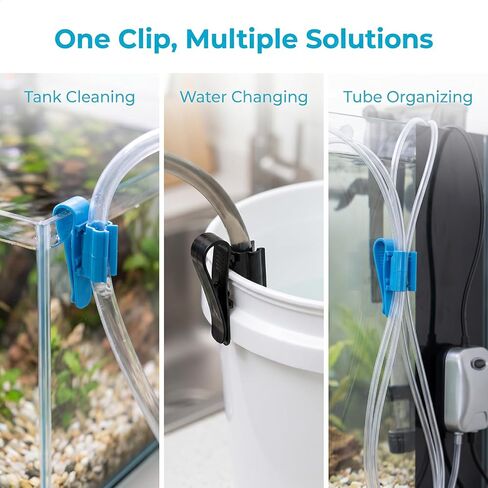 Aquarium Hose Clip Holder for Fish Tank Water Tube Clamp Plastic in Kuwait
