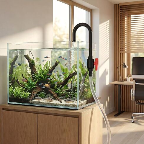 Aquarium Water Changer, PVC Hanging Hook Filler Valve, 1/2 5/8 3/4 Hose in Kuwait
