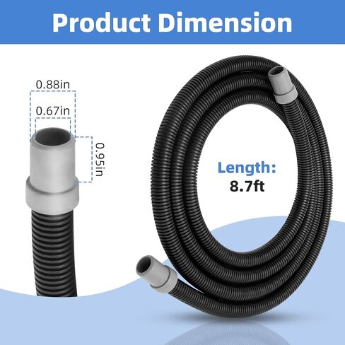A20014 Ribbed Hosing Compatible with Fluval 106/107/206/207 Aquarium Pump in Kuwait