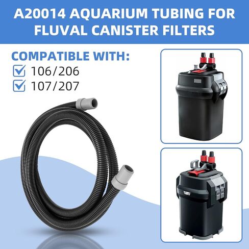 A20014 Ribbed Hosing Compatible with Fluval 106/107/206/207 Aquarium Pump in Kuwait