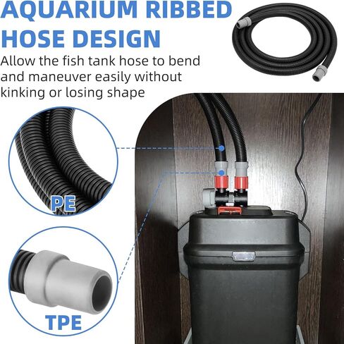 A20014 Ribbed Hosing Compatible with Fluval 106/107/206/207 Aquarium Pump in Kuwait
