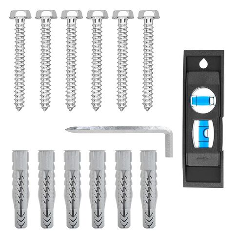Mounting Dream Lag Bolt Kit for TV Wall Mount Comes with M8 Lag Bolt for Wood Stud, Fischer Anchors for Concrete Wall, Includes Allen Key and Bubble Level for Easy Installation MD5753 in Saudi Arabia