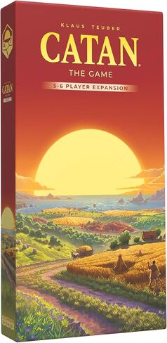 CATAN 5-6 Player Board Game Expansion (6th Edition) Strategy Game ADD-ON, Requires the CATAN Base Game (Sold Separately), Ages 10+, 5-6 Players, 90+ Minute Playtime in Saudi Arabia