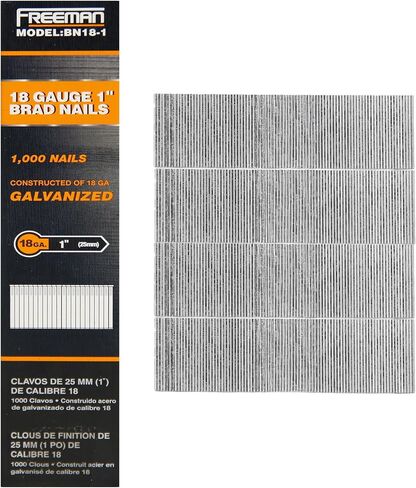 Freeman BN18-2 18-Gauge 2" Glue Collated Brad Nails (1000 Count) in Kuwait
