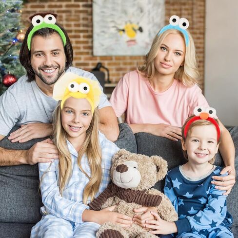 4 PCS Plush Eyes Headband Set, Halloween Theme Party Costume Accessory in Kuwait