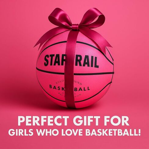 Light-Up Basketball | Glow in the Dark Sports Gift for Girls 8+ | LED Ball Size 7, Official Size & Weight | Glowing Lighted Basket Ball | Coolest Things for Boys & Girls | Toys for 10-Year-Old Kids in Kuwait