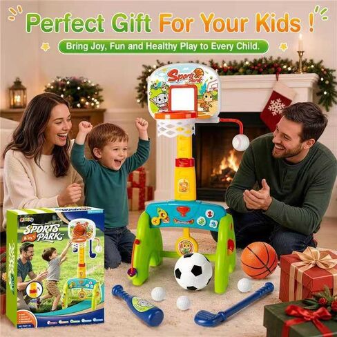 Toddler Basketball Hoop, Adjustable Basketball Goal for Kids Ages 1 2 3 in Kuwait