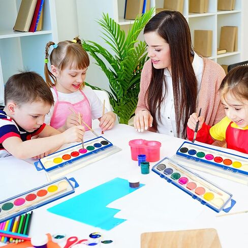 MuseLuxe 42 Pack Watercolor Paint Set for Kids in Kuwait