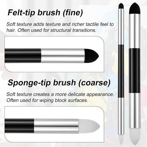 39 Pcs Blending Stumps for Drawing Blending Stump Set Sketch Drawing Tools Accessories with Sandpaper Pencil Sharpener Extension Tool Erasers, Sponge Replacement Heads & Bag for Charcoal Sketch in Saudi Arabia